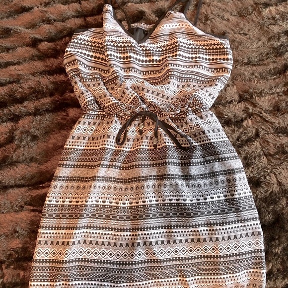 City Triangles Dresses & Skirts - Short dress-Black and white geometric pattern